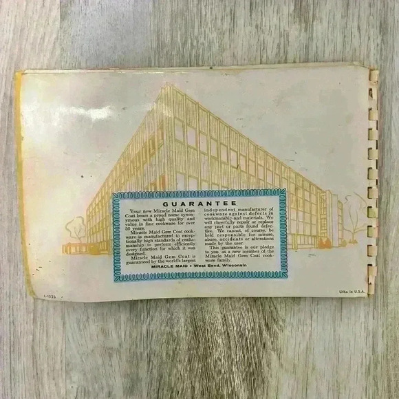 Vintage 1965 Miracle Maid Gem Coat Guide Instructions + Cookbook Recipes - Picture 2 of 8